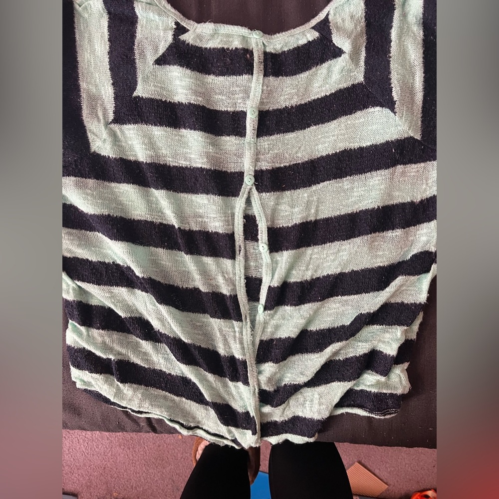 Mossimo supply co stripped sweater top (new)